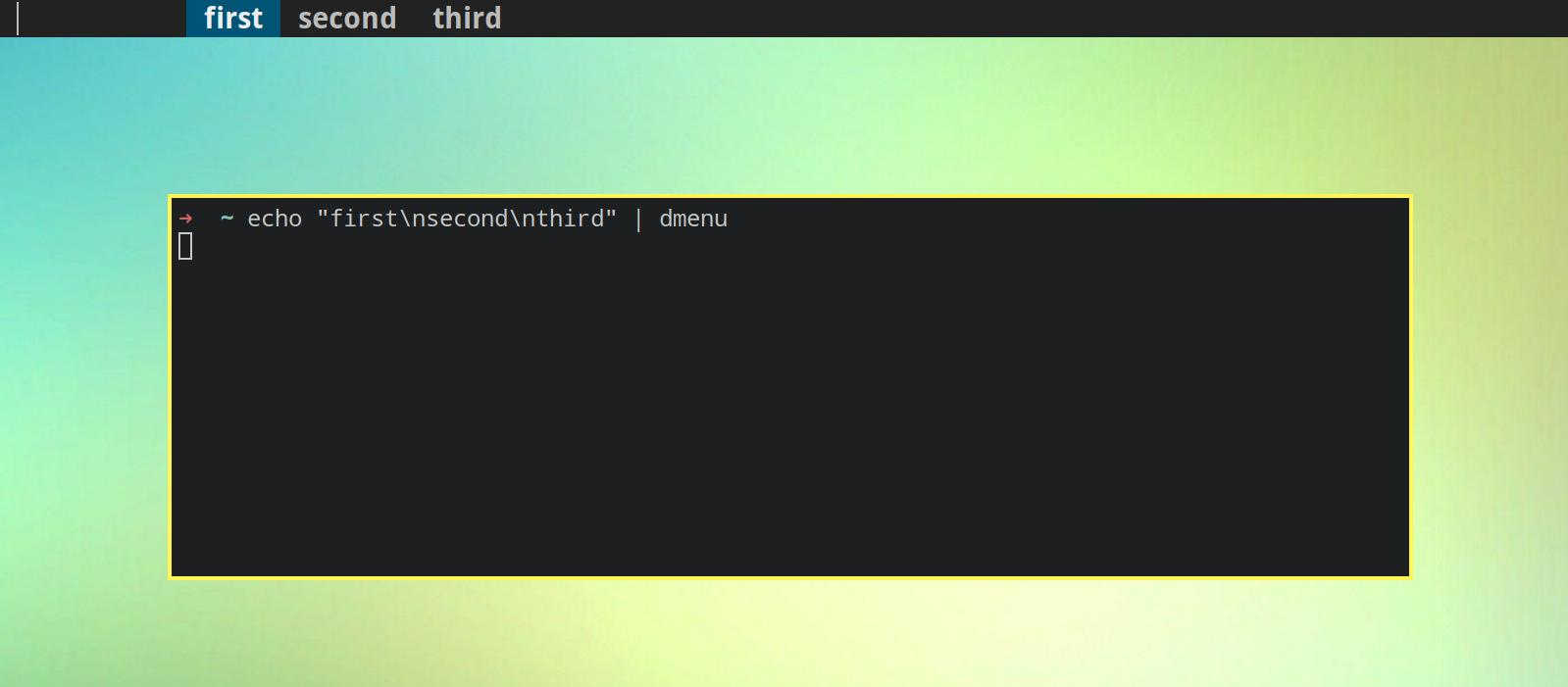 dmenu2